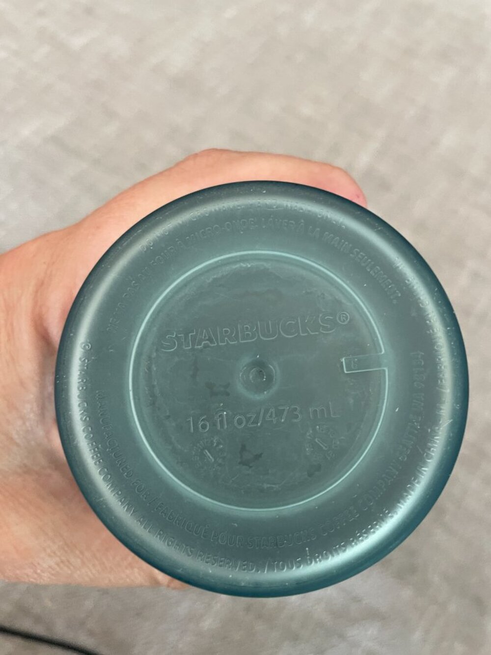 Starbucks Mint Green Leaf 2021 Winter Series Insulated 16oz Tumbler Cup! - Picture 3 of 6